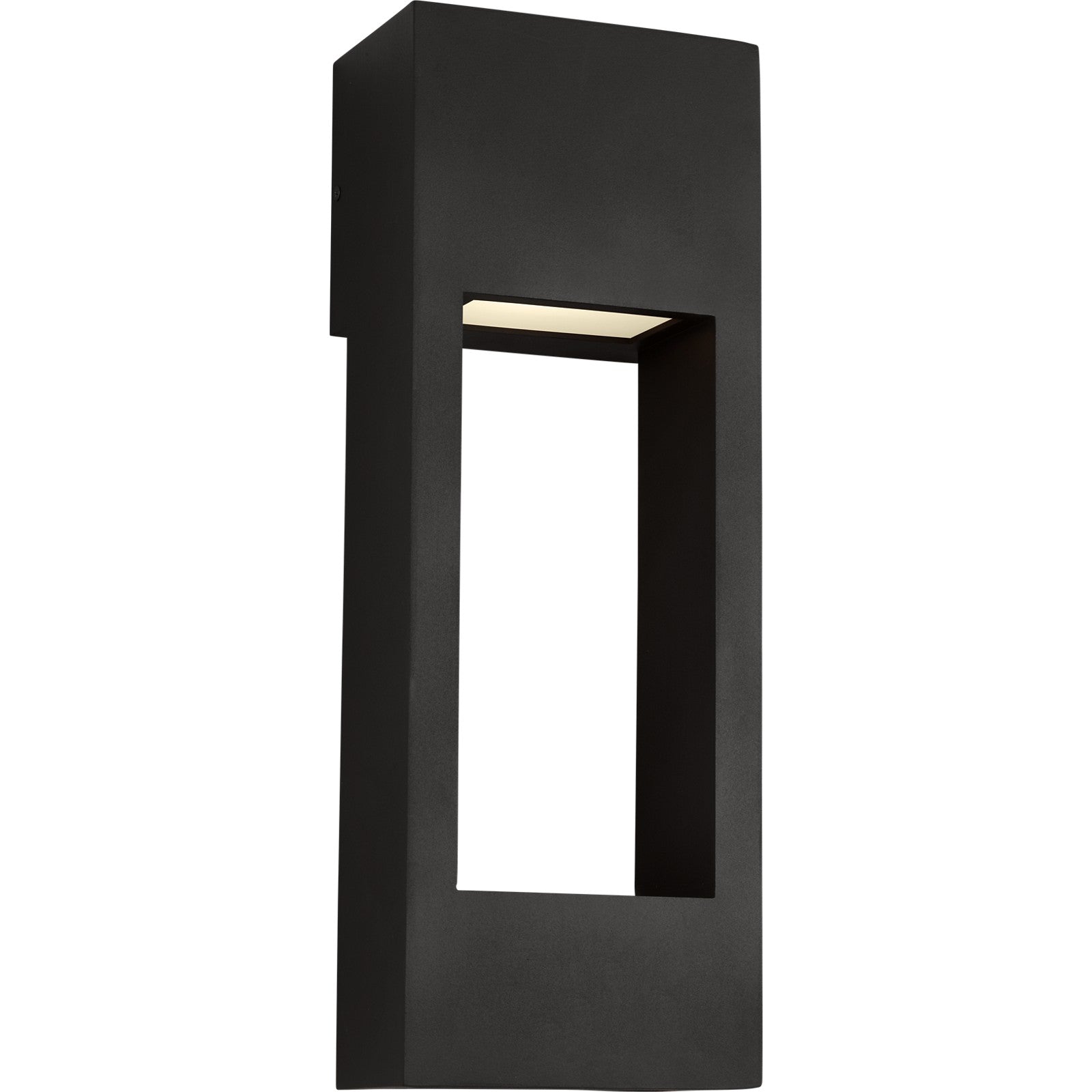 Testa Large LED Outdoor Wall Lantern Black Bulbs Inc - Visual Comfort Outdoor Lighting