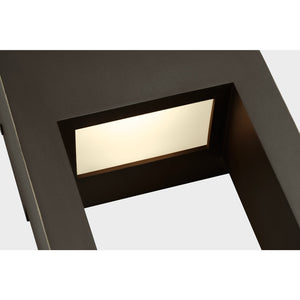 Testa Medium LED Outdoor Wall Lantern Black Bulbs Inc - Visual Comfort Outdoor Lighting