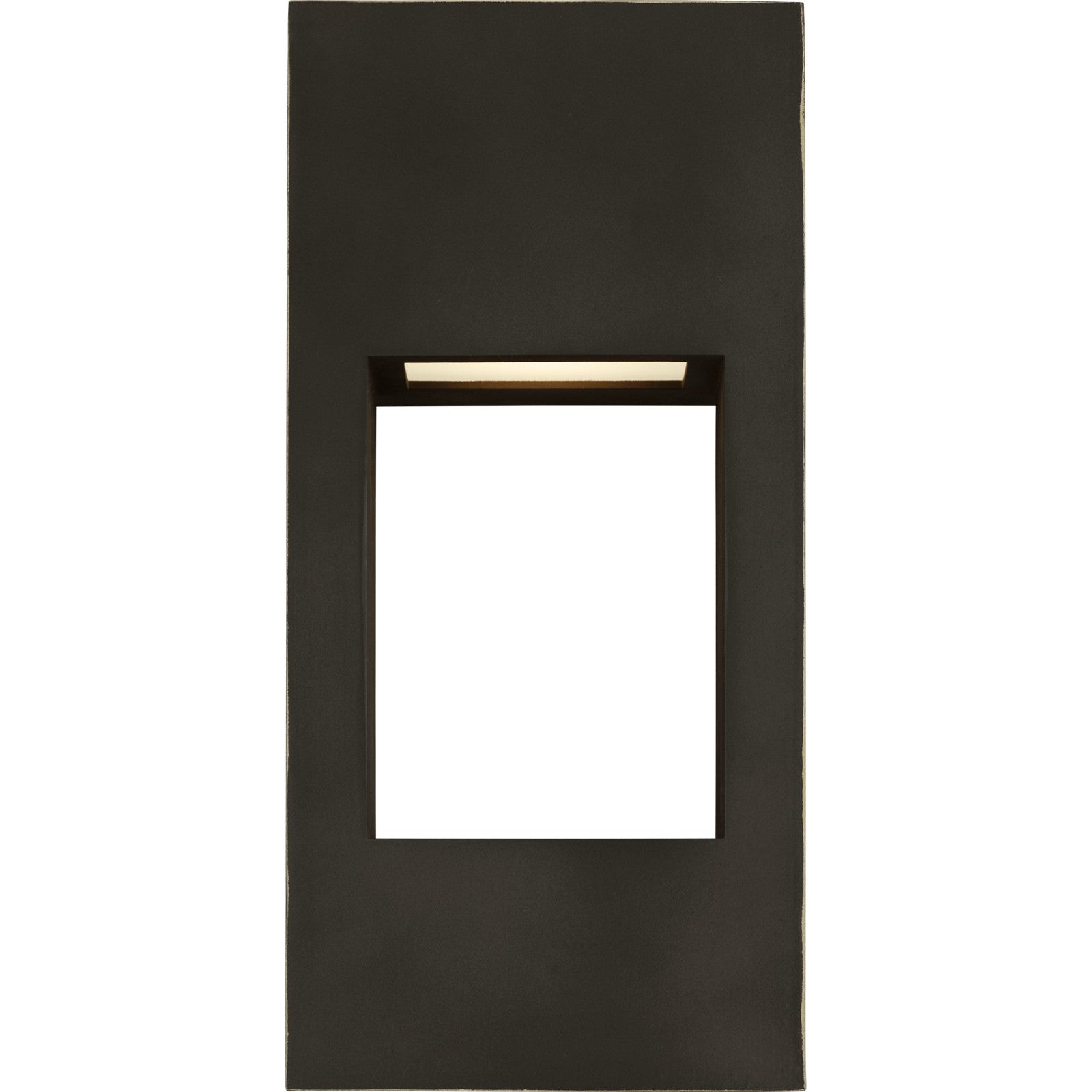 Testa Small LED Outdoor Wall Lantern Black Bulbs Inc - Visual Comfort Outdoor Lighting