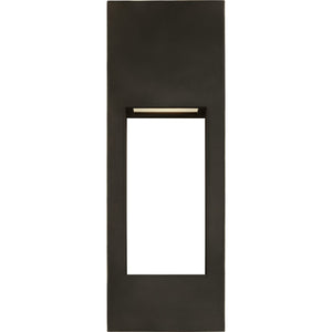 Testa Medium LED Outdoor Wall Lantern Black Bulbs Inc - Visual Comfort Outdoor Lighting