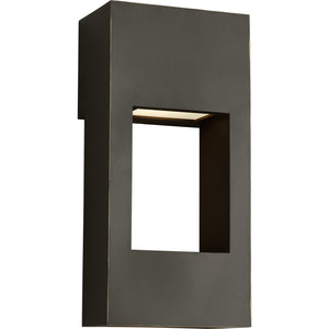 Testa Small LED Outdoor Wall Lantern Black Bulbs Inc - Visual Comfort Outdoor Lighting