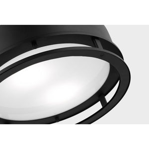 Union LED Outdoor Flush Mount Black Bulbs Inc - Visual Comfort Outdoor Lighting