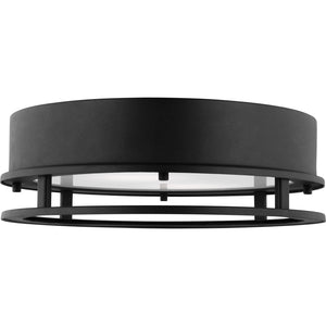 Union LED Outdoor Flush Mount Black Bulbs Inc - Visual Comfort Outdoor Lighting