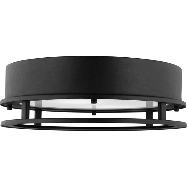 Union LED Outdoor Flush Mount Black Bulbs Inc - Visual Comfort Outdoor Lighting