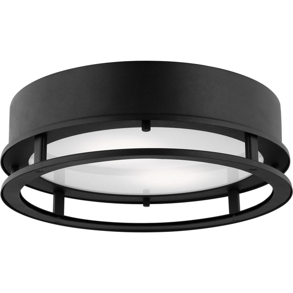 Union LED Outdoor Flush Mount Black Bulbs Inc - Visual Comfort Outdoor Lighting
