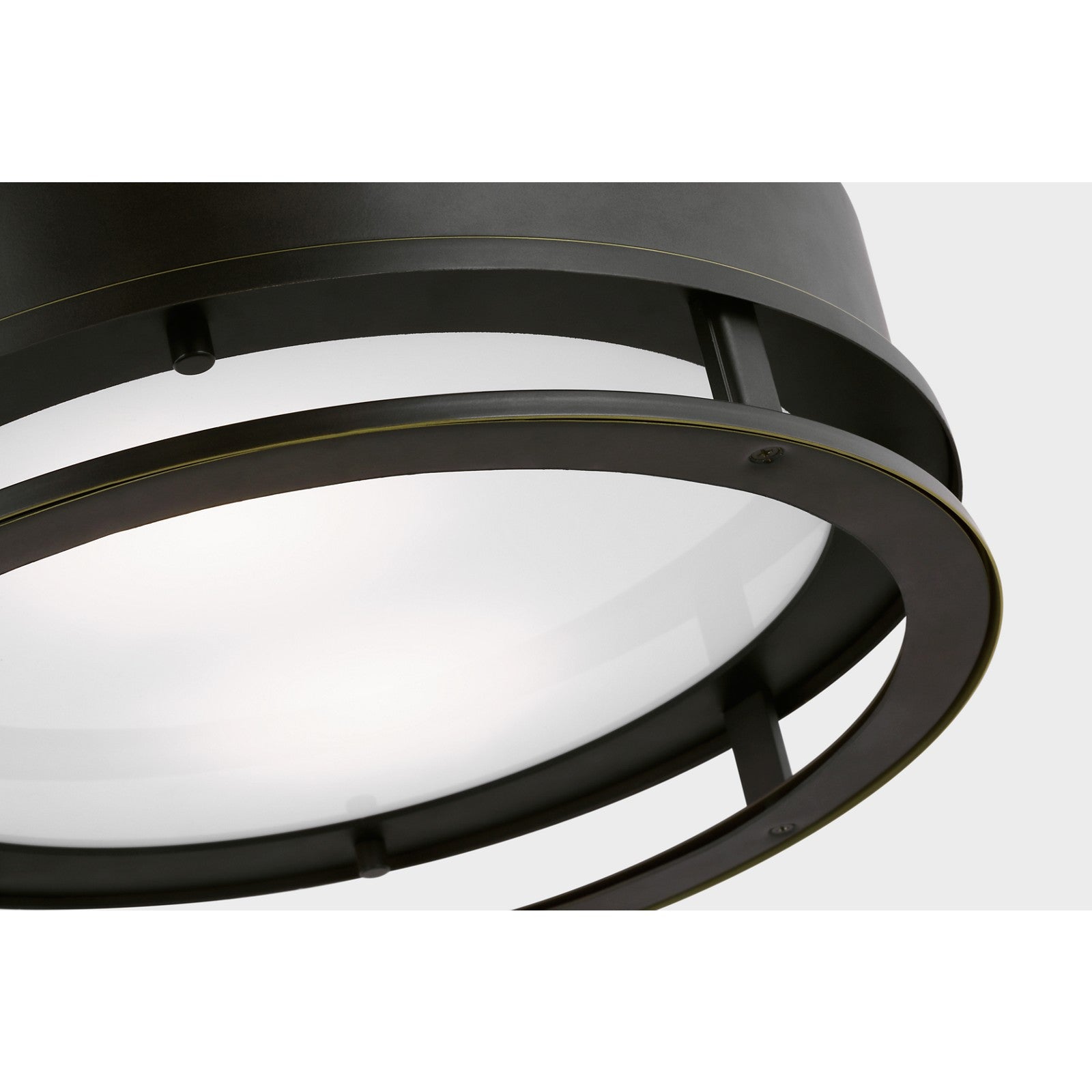 Union LED Outdoor Flush Mount Black Bulbs Inc - Visual Comfort Outdoor Lighting
