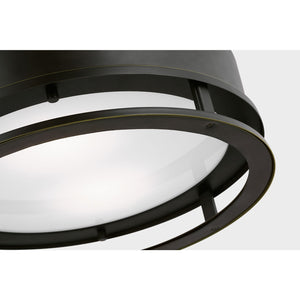 Union LED Outdoor Flush Mount Black Bulbs Inc - Visual Comfort Outdoor Lighting