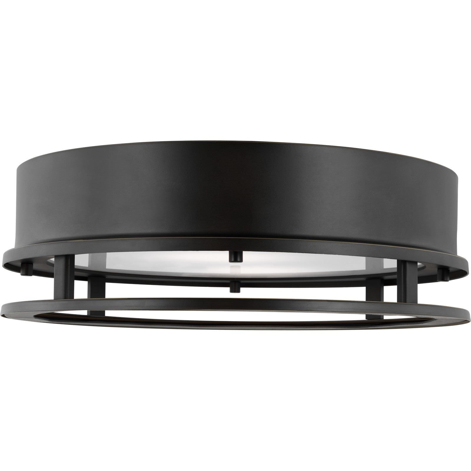 Union LED Outdoor Flush Mount Black Bulbs Inc - Visual Comfort Outdoor Lighting