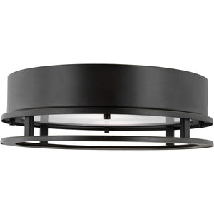 Union LED Outdoor Flush Mount Black Bulbs Inc - Visual Comfort Outdoor Lighting