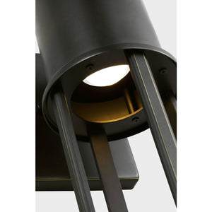 Union Large LED Outdoor Wall Lantern Black - Visual Comfort Outdoor Lighting