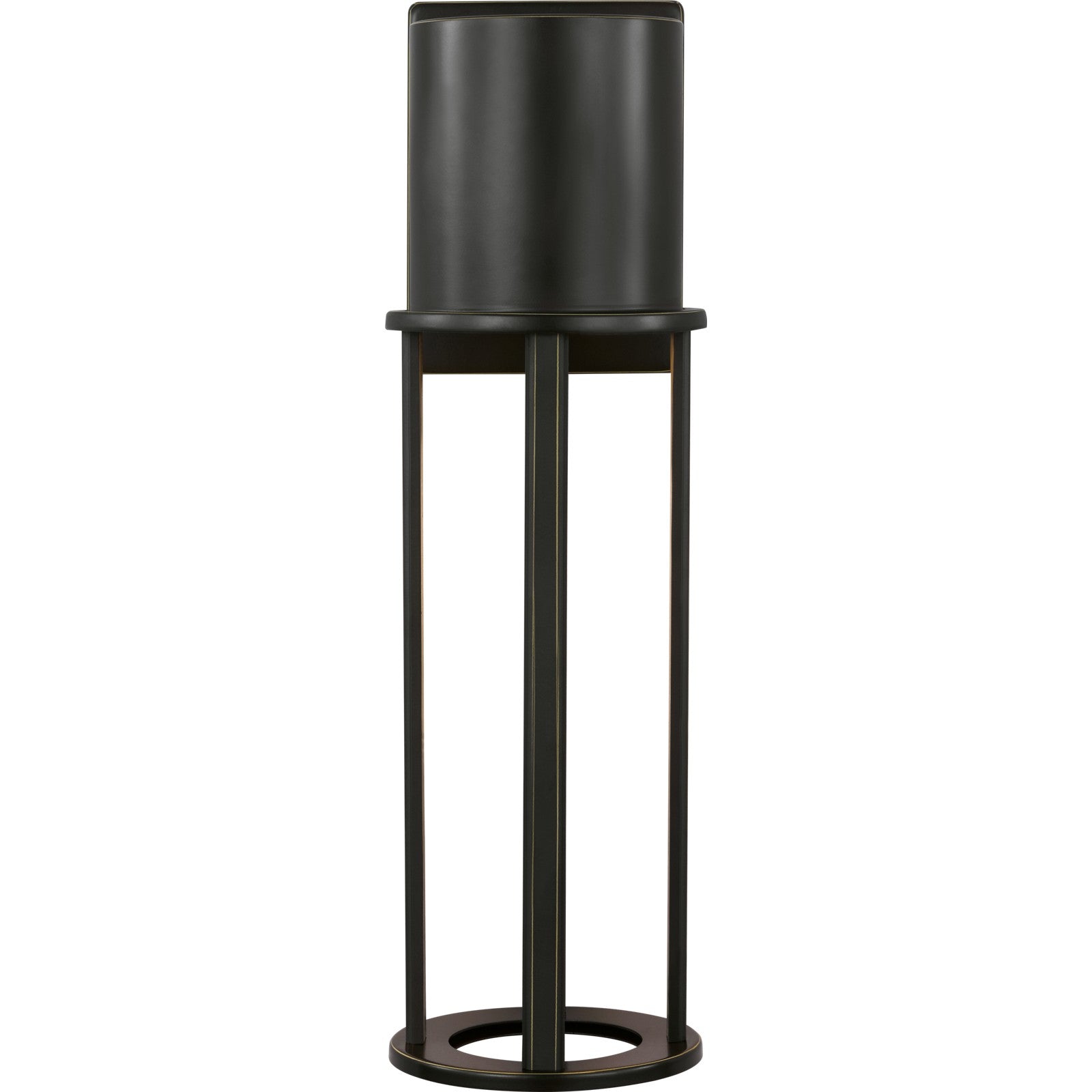 Union Large LED Outdoor Wall Lantern Black - Visual Comfort Outdoor Lighting