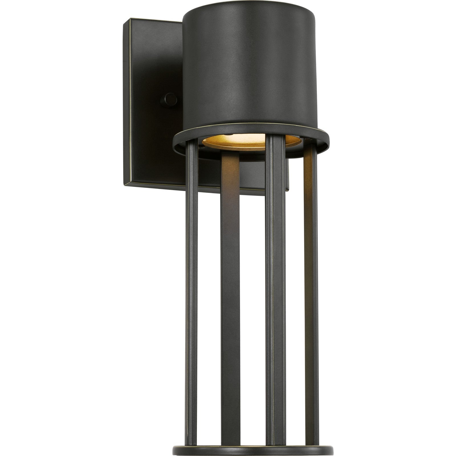 Union Small LED Outdoor Wall Lantern Black Bulbs Inc - Visual Comfort Outdoor Lighting