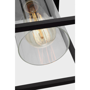 Vado One Light Outdoor Flush Mount Black - Visual Comfort Outdoor Lighting