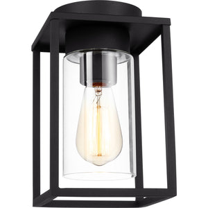 Vado One Light Outdoor Flush Mount Black - Visual Comfort Outdoor Lighting