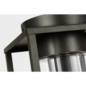 Vado One Light Outdoor Flush Mount Black - Visual Comfort Outdoor Lighting