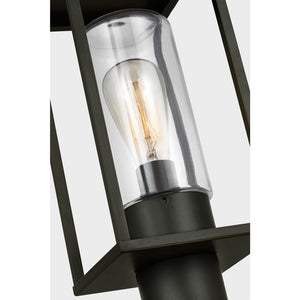 Vado One Light Outdoor Post Lantern Black - Visual Comfort Outdoor Lighting
