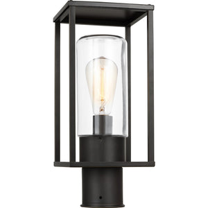 Vado One Light Outdoor Post Lantern Black - Visual Comfort Outdoor Lighting