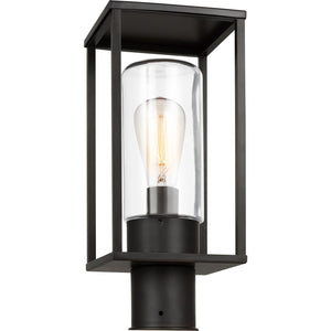Vado One Light Outdoor Post Lantern Black - Visual Comfort Outdoor Lighting