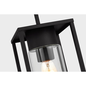 Vado One Light Outdoor Pendant Lantern Black - Visual Comfort Outdoor Lighting