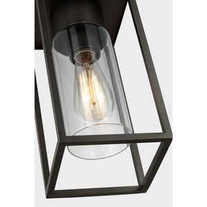 Vado One Light Outdoor Pendant Lantern Black - Visual Comfort Outdoor Lighting