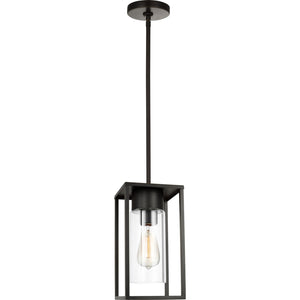 Vado One Light Outdoor Pendant Lantern Black - Visual Comfort Outdoor Lighting