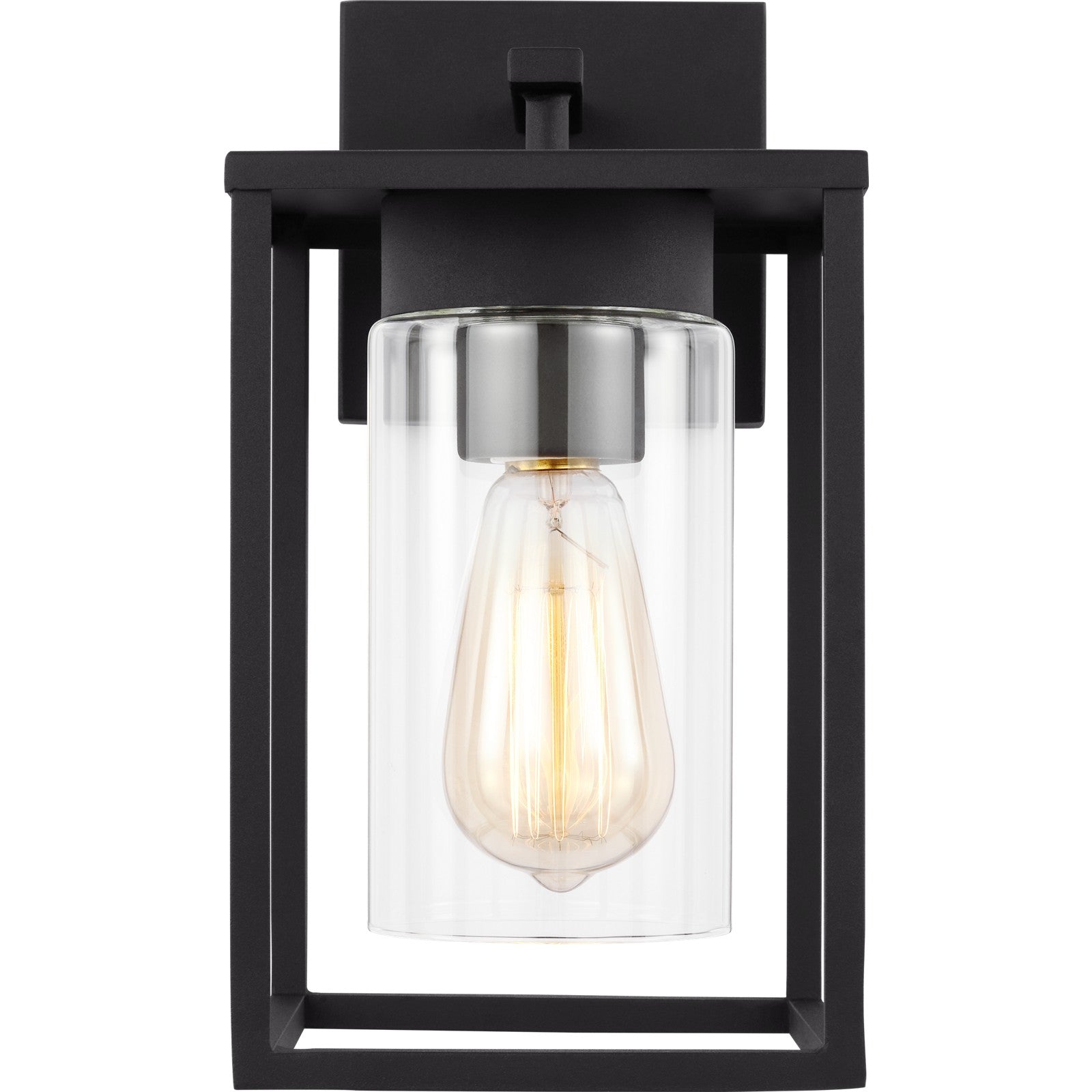 Vado Small One Light Outdoor Wall Lantern Black - Visual Comfort Outdoor Lighting