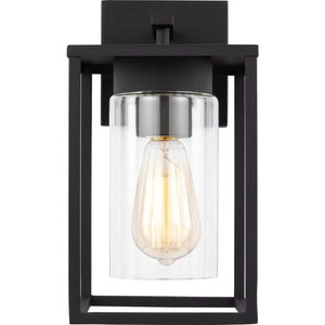 Vado Small One Light Outdoor Wall Lantern Black - Visual Comfort Outdoor Lighting