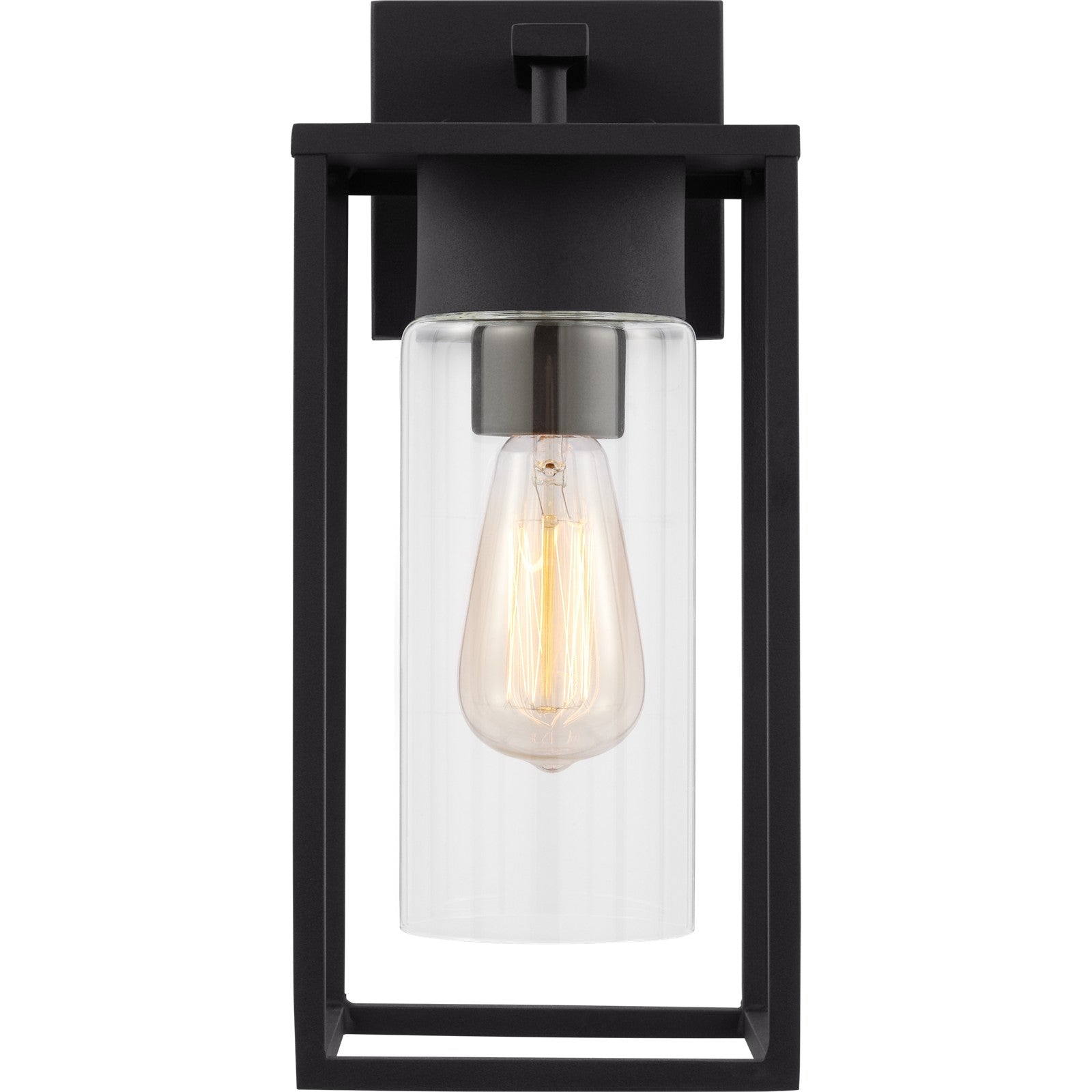 Vado Medium One Light Outdoor Wall Lantern Black - Visual Comfort Outdoor Lighting