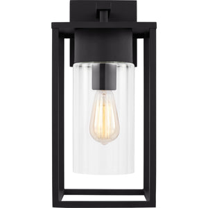 Vado Large One Light Outdoor Wall Lantern Black - Visual Comfort Outdoor Lighting