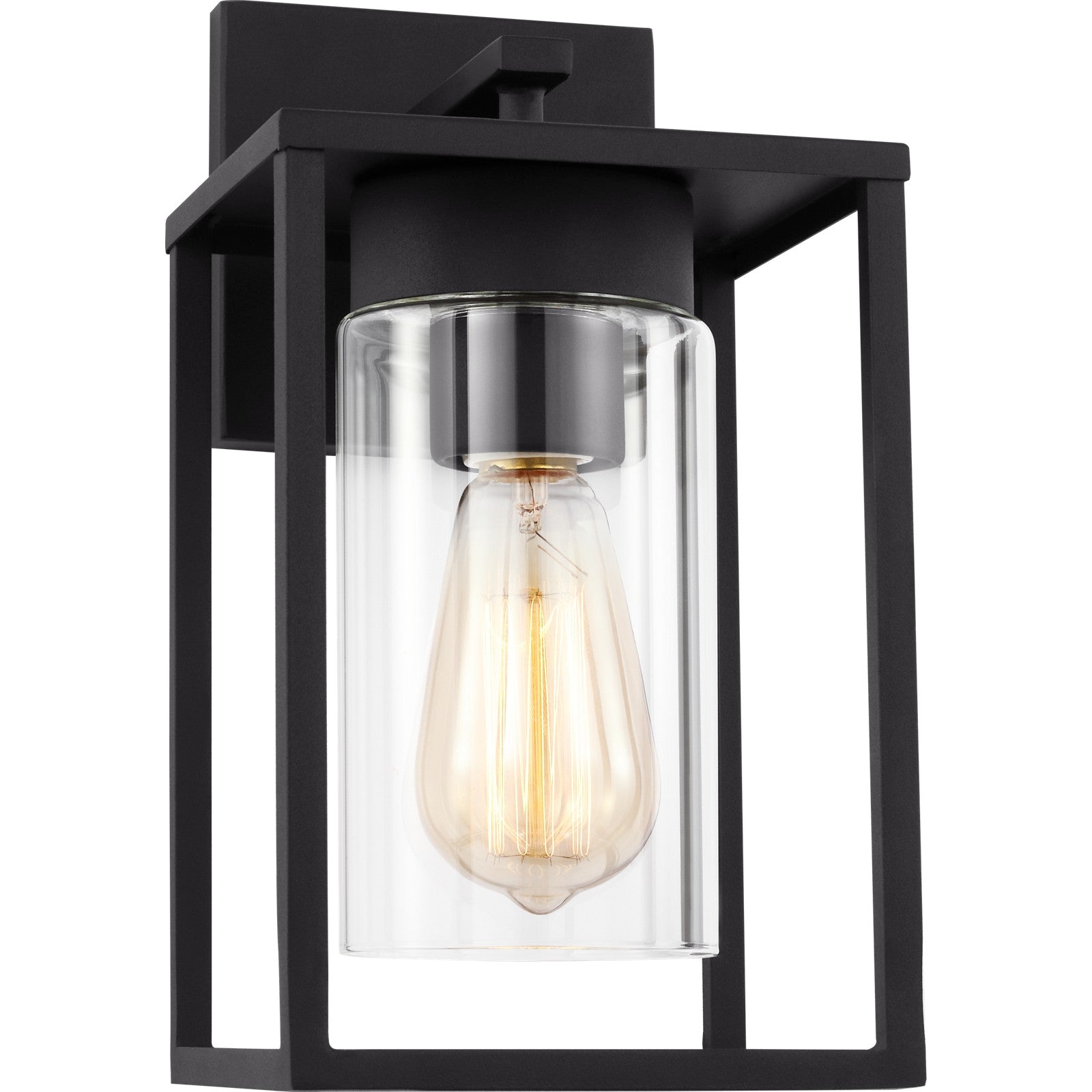 Vado Small One Light Outdoor Wall Lantern Black - Visual Comfort Outdoor Lighting