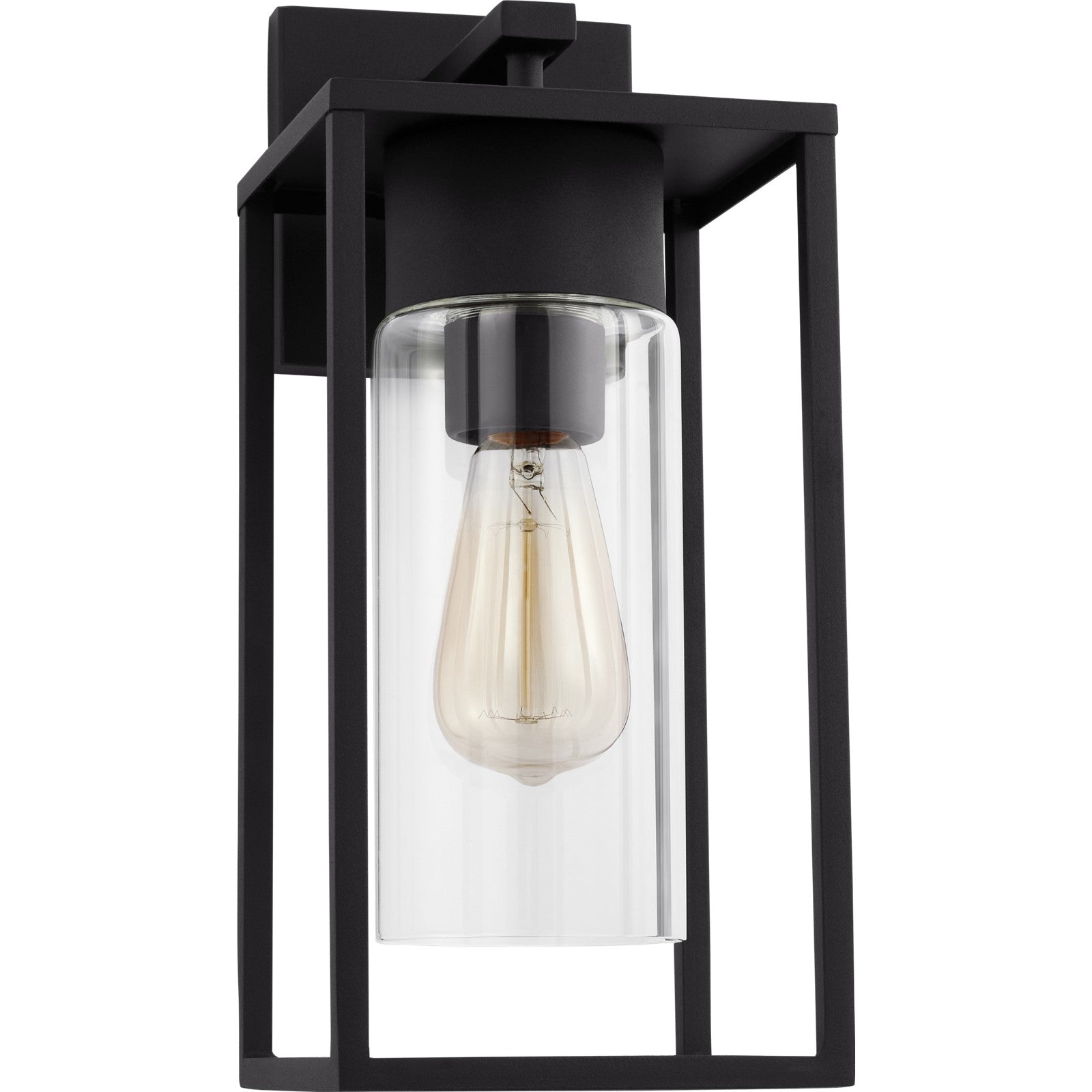 Vado Medium One Light Outdoor Wall Lantern Black - Visual Comfort Outdoor Lighting