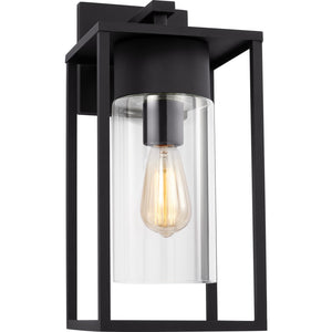 Vado Large One Light Outdoor Wall Lantern Black - Visual Comfort Outdoor Lighting