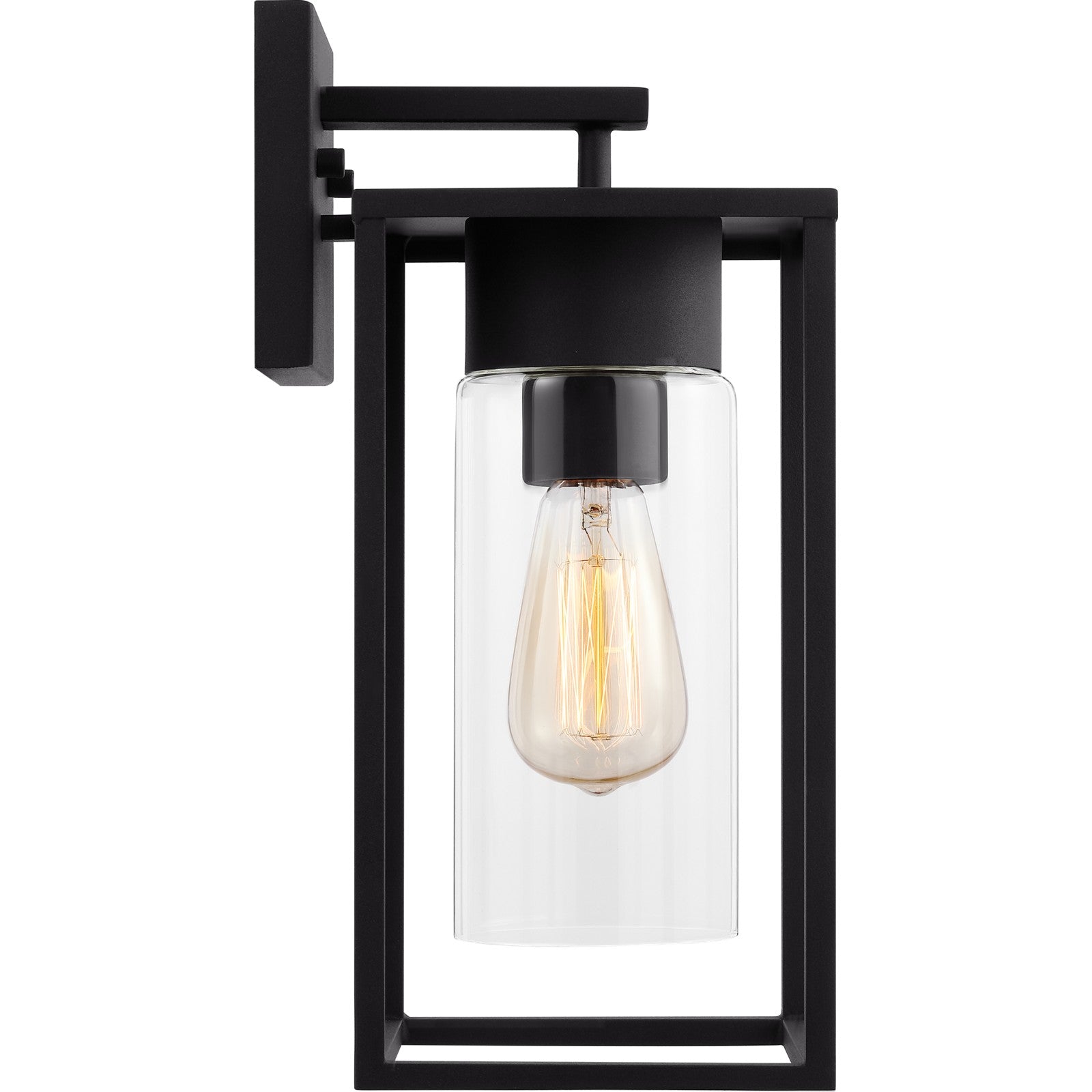 Vado Medium One Light Outdoor Wall Lantern Black - Visual Comfort Outdoor Lighting