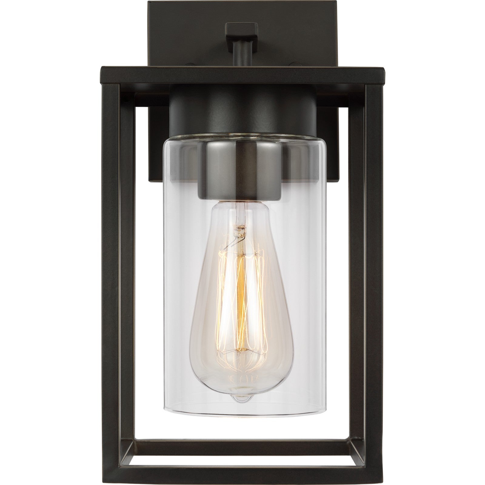 Vado Small One Light Outdoor Wall Lantern Black - Visual Comfort Outdoor Lighting