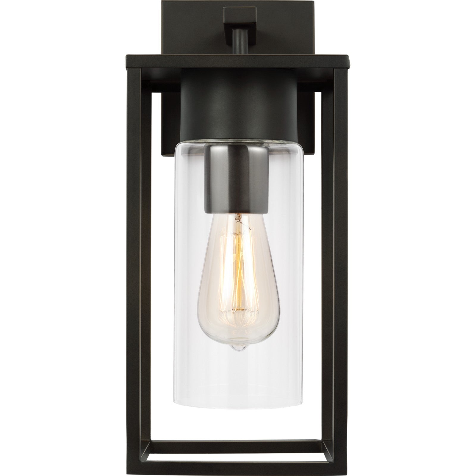 Vado Medium One Light Outdoor Wall Lantern Black - Visual Comfort Outdoor Lighting