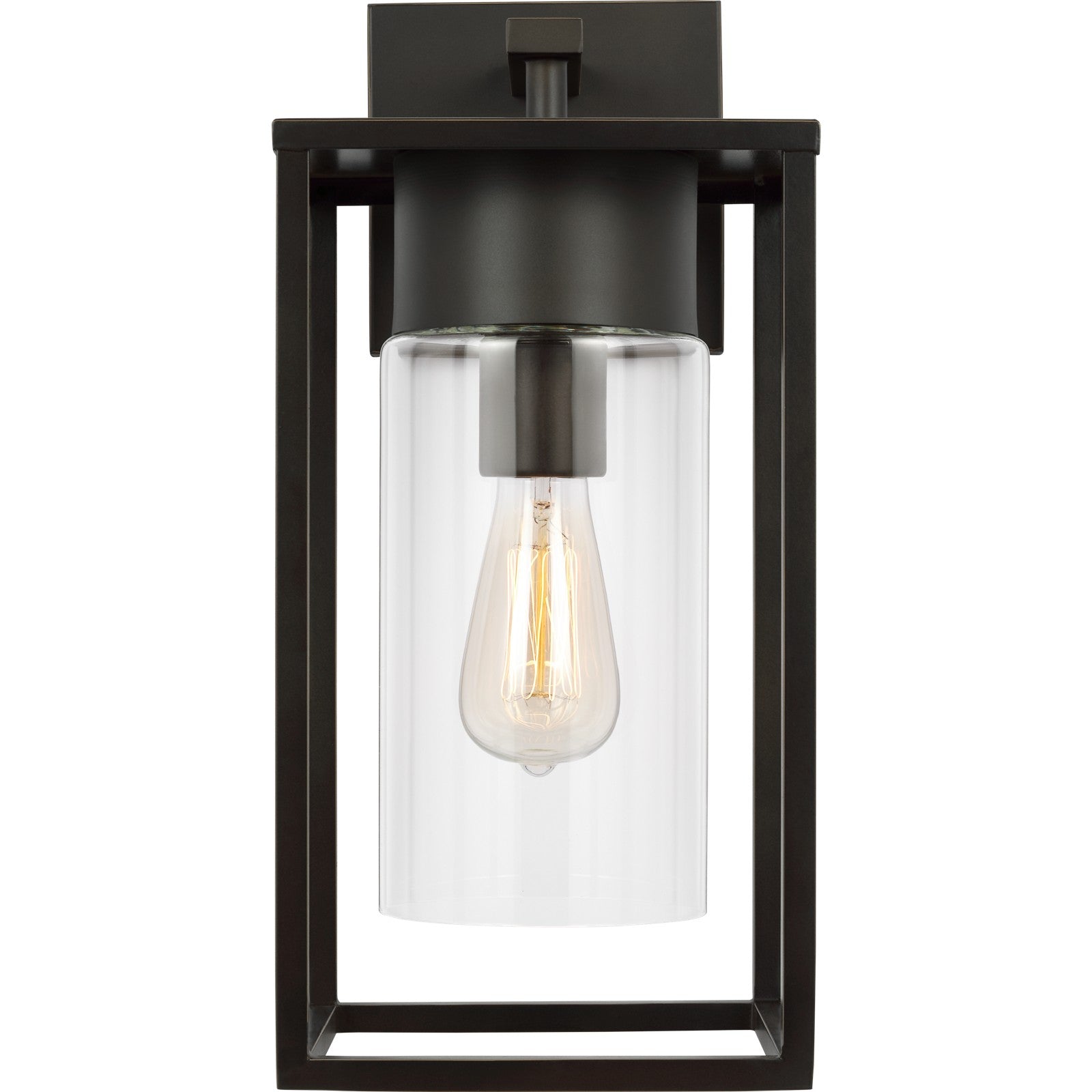 Vado Large One Light Outdoor Wall Lantern Black - Visual Comfort Outdoor Lighting
