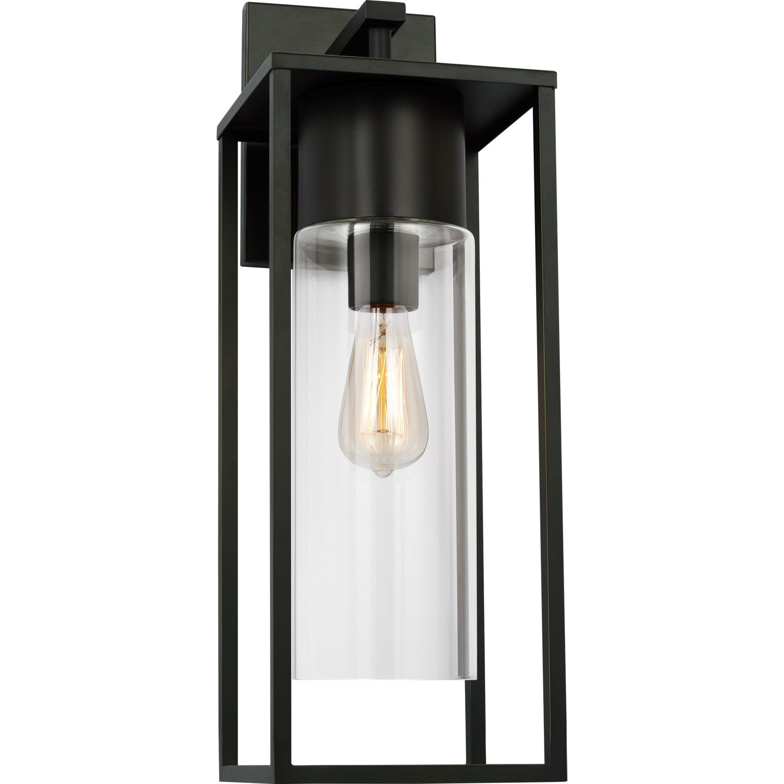 Vado Extra Large One Light Outdoor Wall Lantern Antique Bronze - Visual Comfort Outdoor Lighting