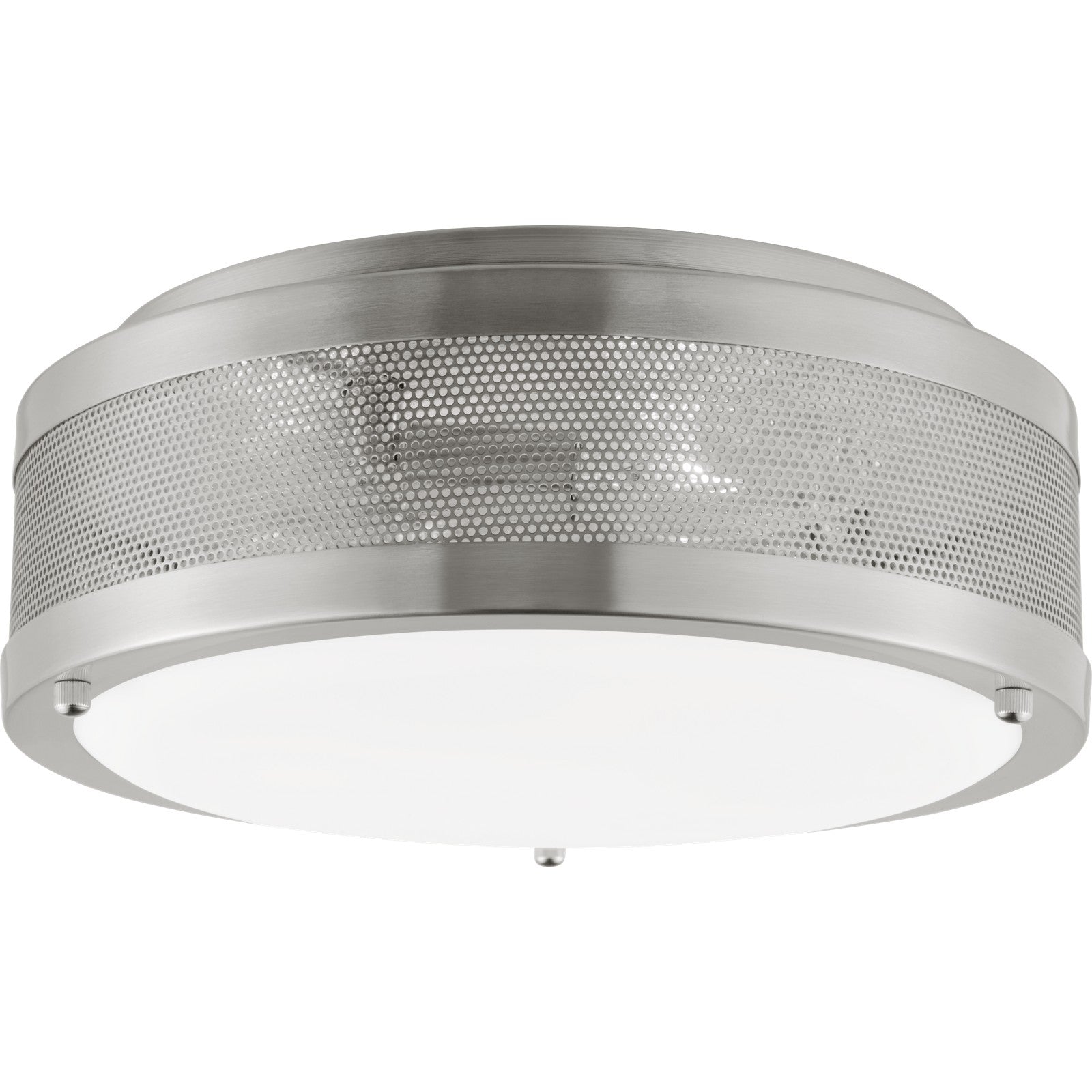 Vander Medium Flush Mount in Midnight Black with Etched Glass / White Inside - Visual Comfort Ceiling Lights