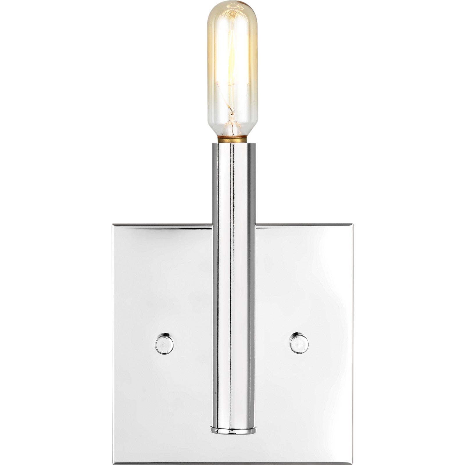 Vector One Light Wall / Bath Sconce Chrome - Visual Comfort Wall Lights