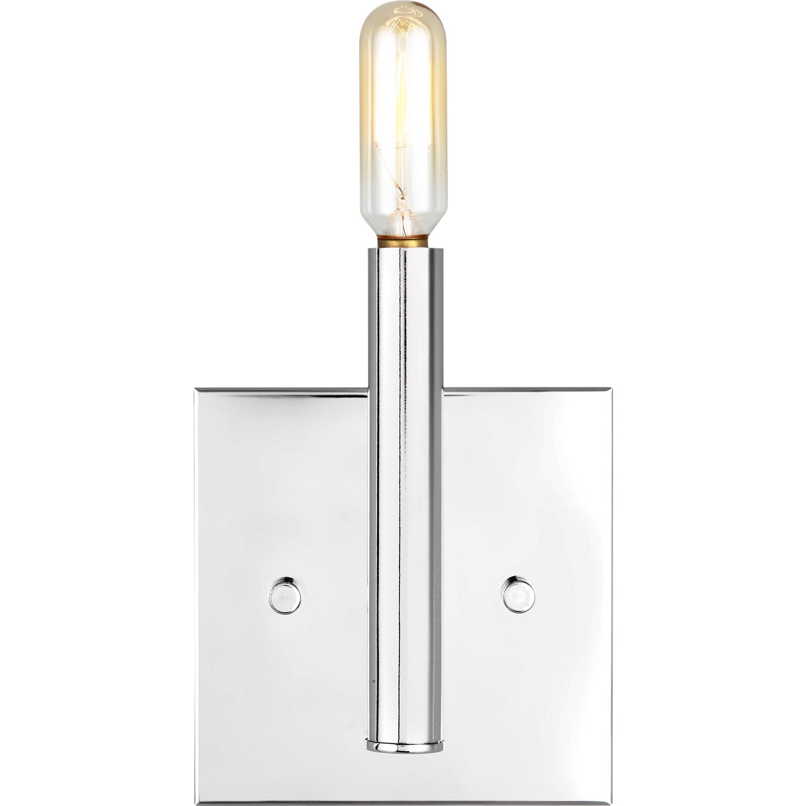 Vector One Light Wall / Bath Sconce Chrome - Visual Comfort Wall Lights