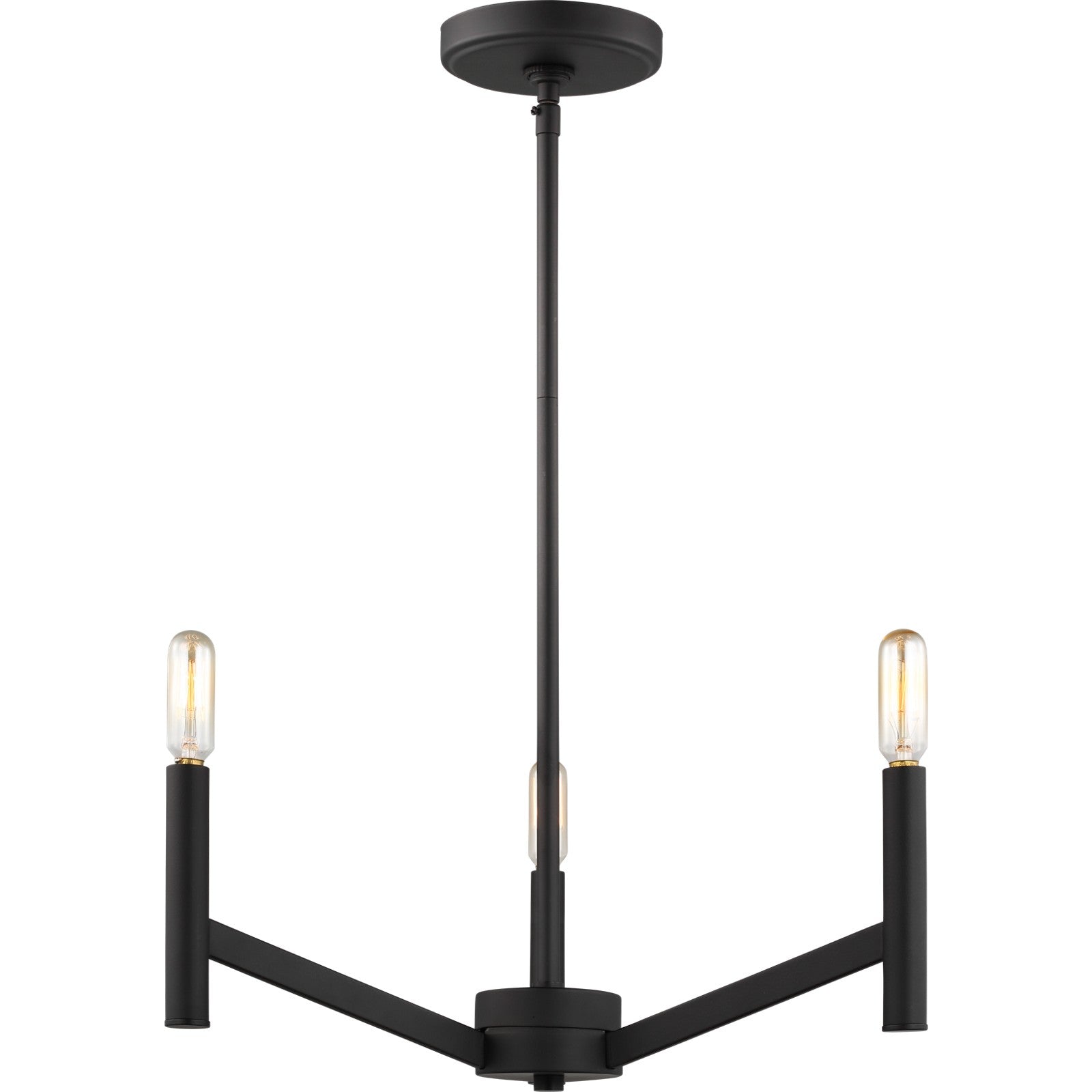 Vector Three Light Chandelier Chrome - Visual Comfort Ceiling Lights