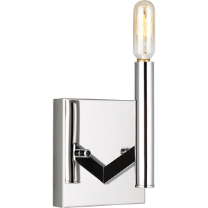 Vector One Light Wall / Bath Sconce Chrome - Visual Comfort Wall Lights