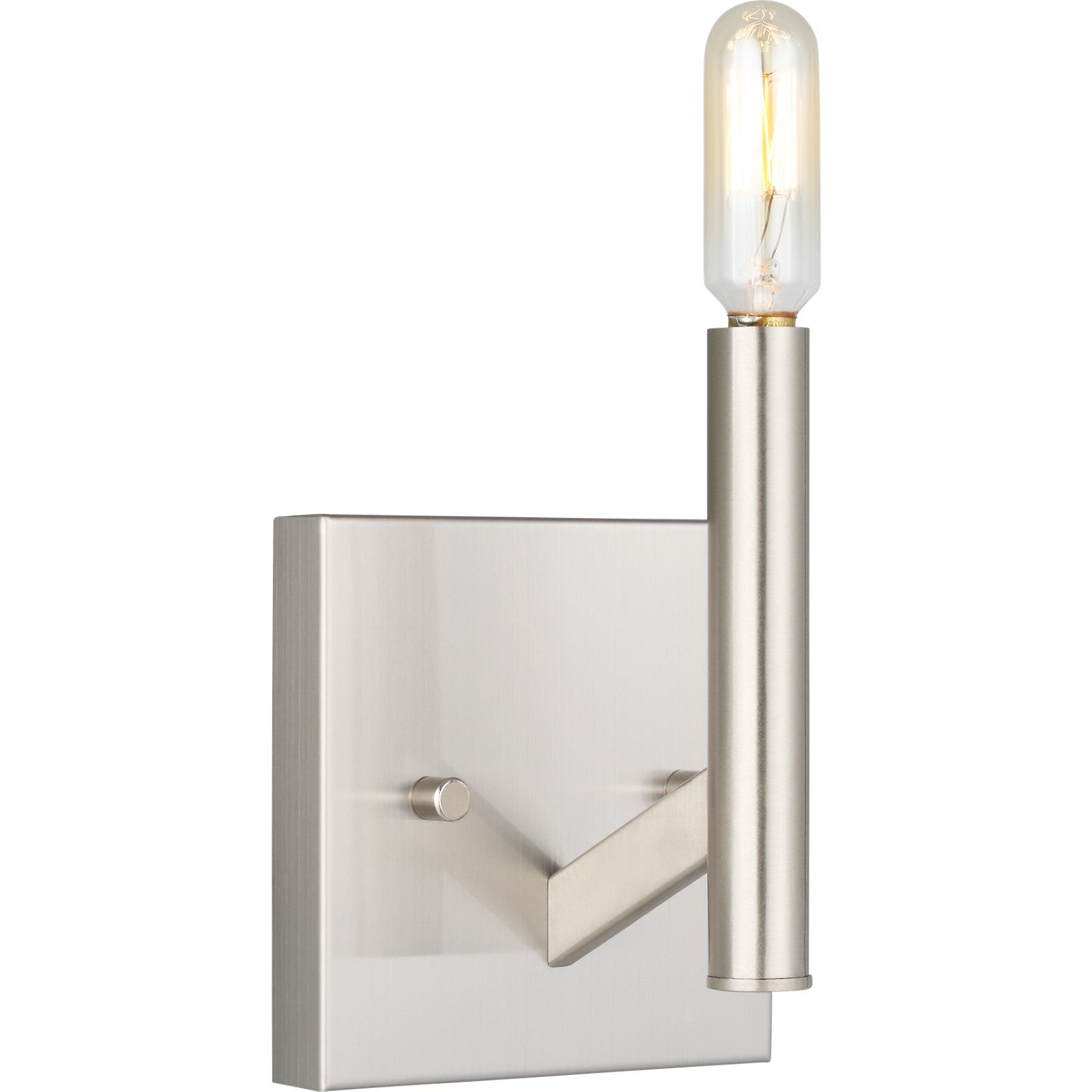 Vector One Light Wall / Bath Sconce Chrome - Visual Comfort Wall Lights