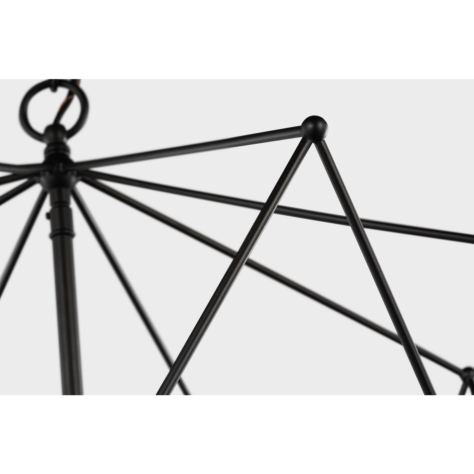 Zarra Large Five Light Lantern Satin Brass - Visual Comfort Ceiling Lights