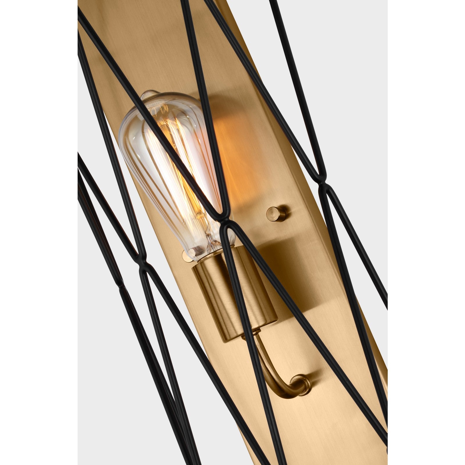 Zarra One Light Wall / Bath Sconce Satin Brass - Visual Comfort Wall Lights