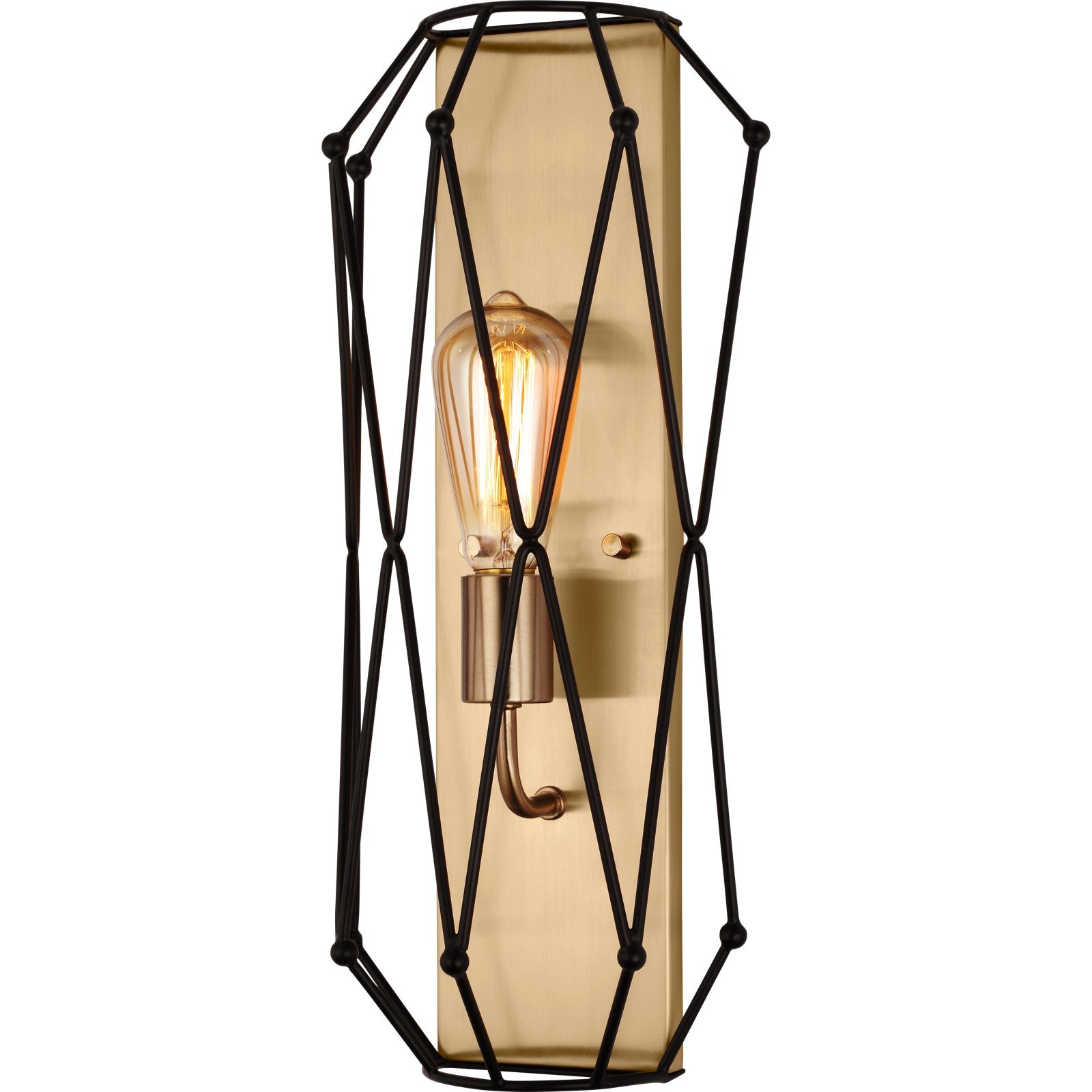 Zarra One Light Wall / Bath Sconce Satin Brass - Visual Comfort Wall Lights