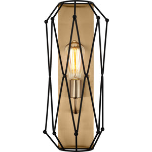 Zarra One Light Wall / Bath Sconce Satin Brass - Visual Comfort Wall Lights