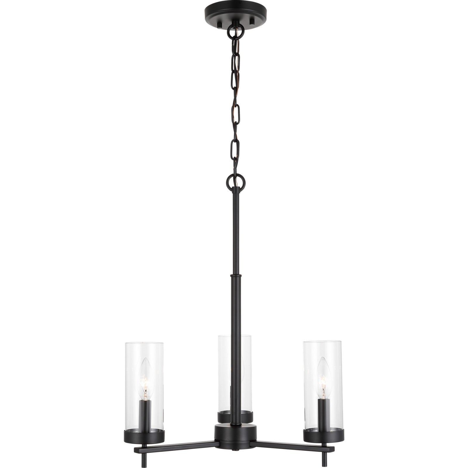 Zire Three Light Chandelier in Chrome - Visual Comfort Ceiling Lights