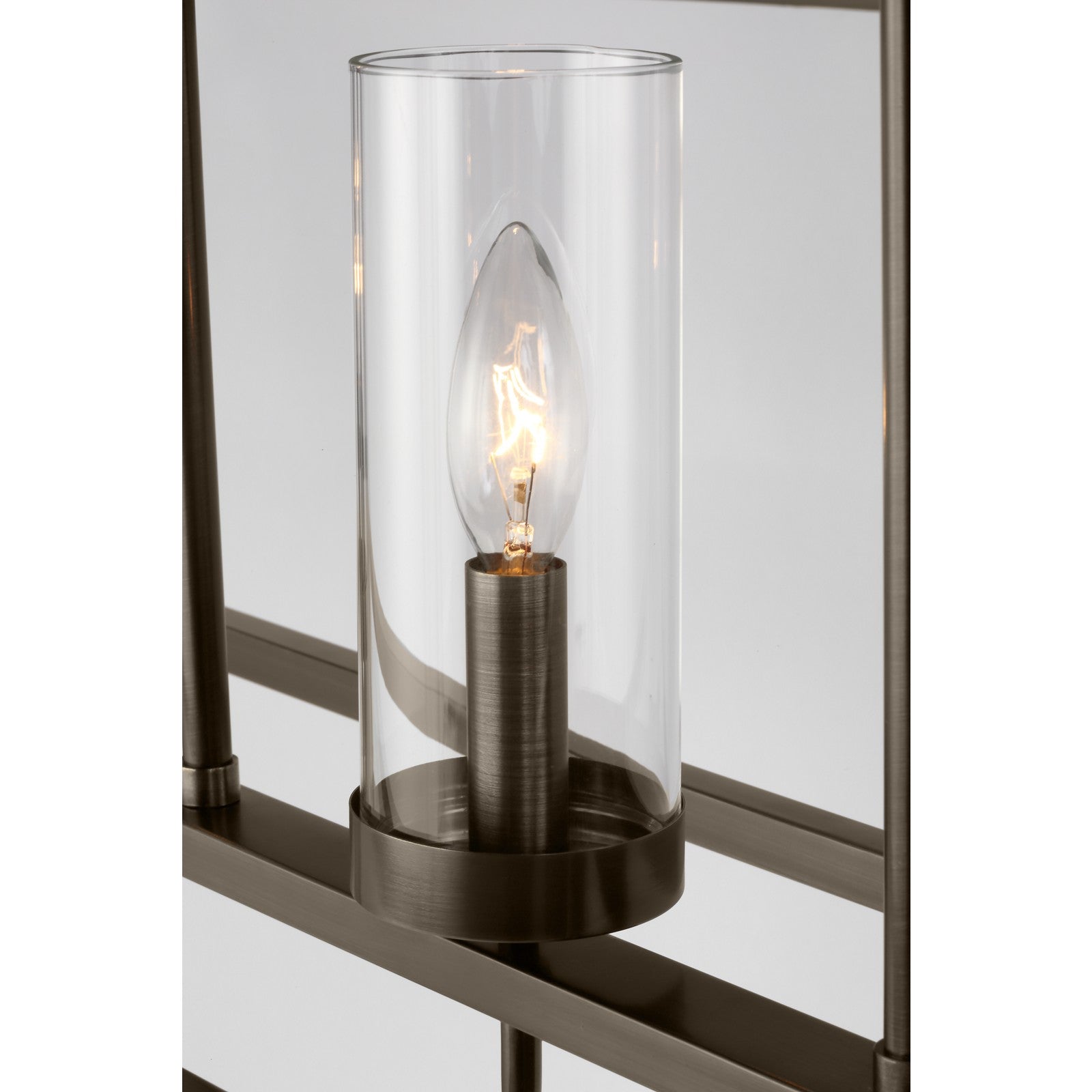 Zire Five Light Linear Pendant in Chrome - Visual Comfort Ceiling Lights