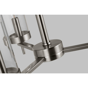 Zire Three Light Chandelier in Chrome - Visual Comfort Ceiling Lights